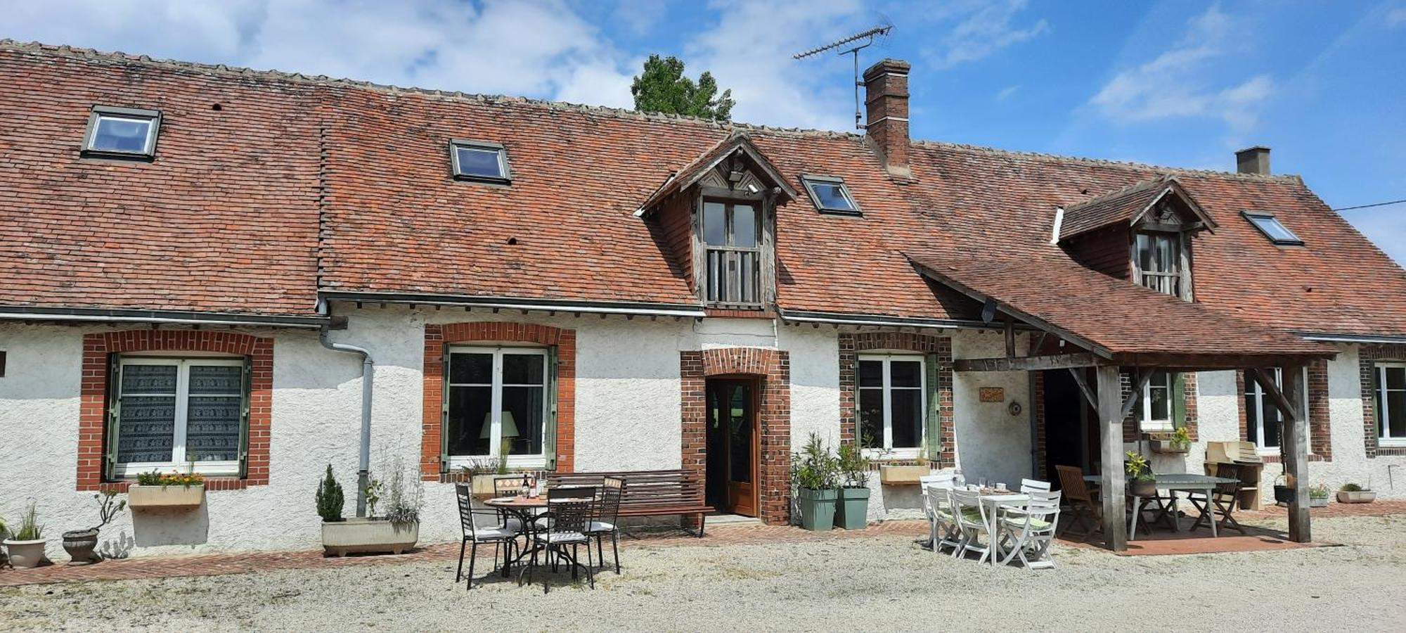B&B Ferme De La Rouzannerie Pour 2 Ou Famille Lanneray Esterno foto